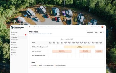 End-to-End Reservation, Scheduling & Fleet Management for RV Businesses with Fleetsync